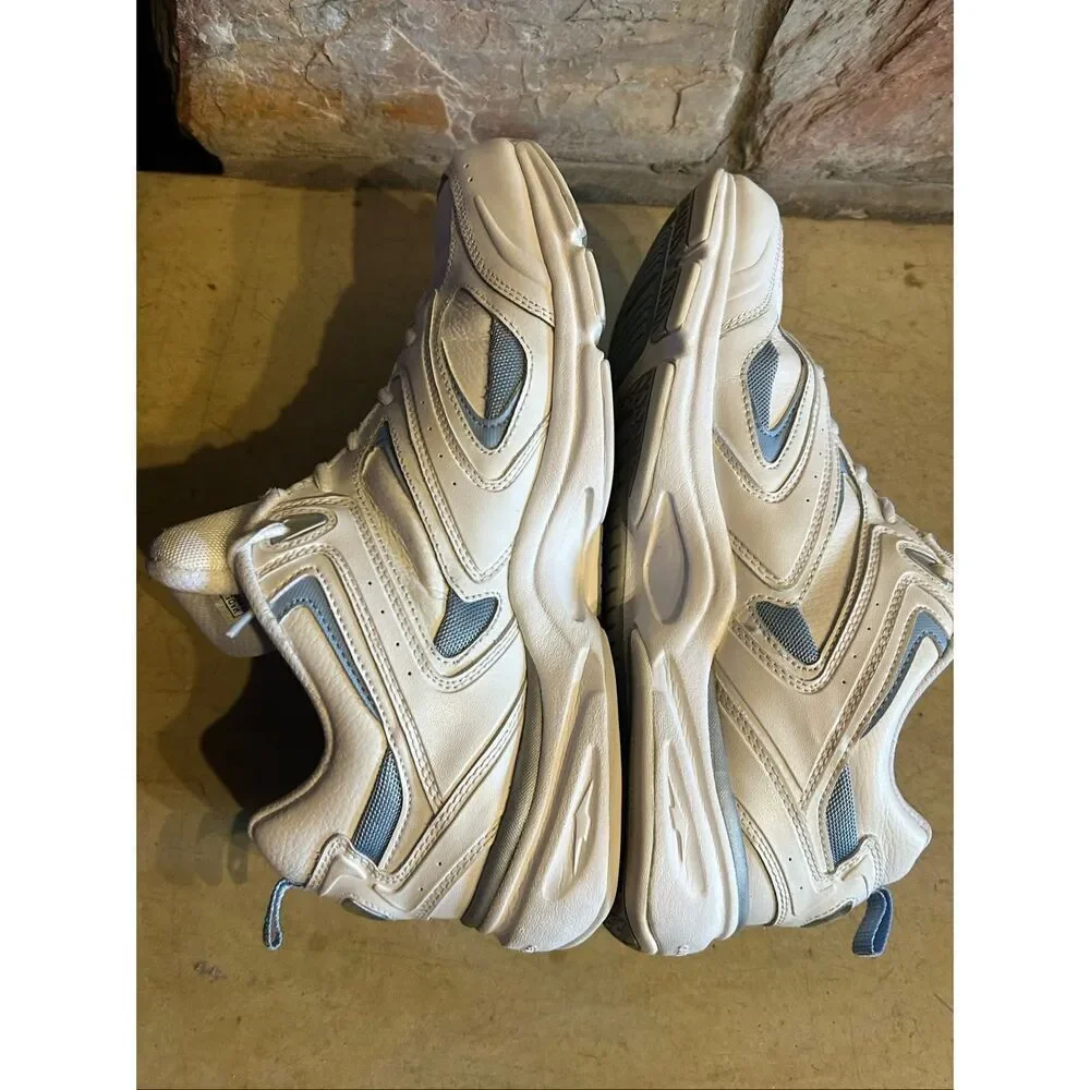 Avia 330 Women's Walking Shoes Size 11 White Blue Cantilever Athletic Sneakers